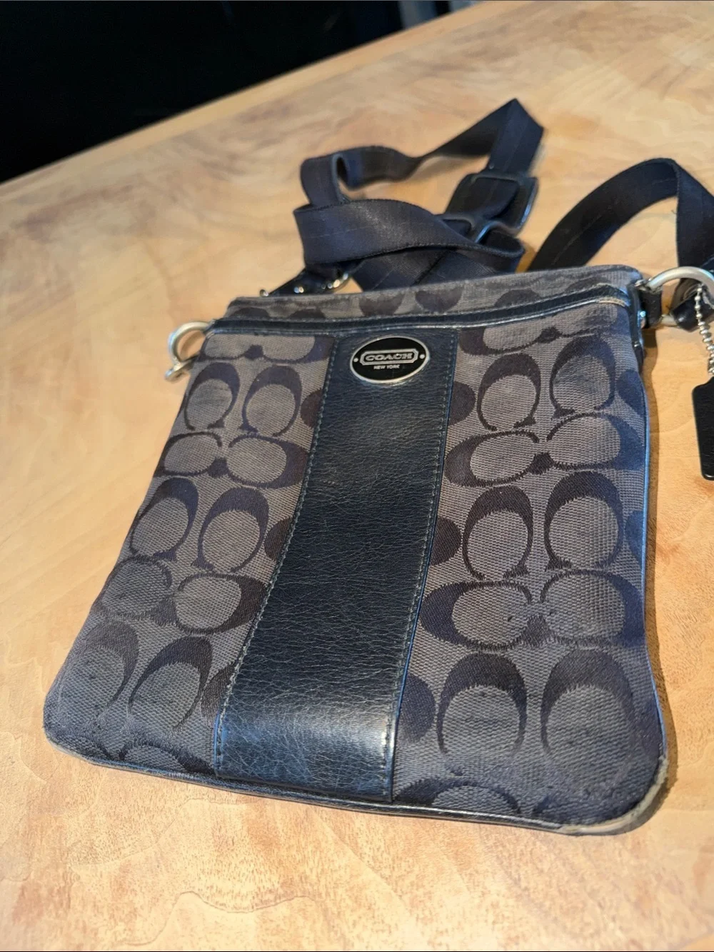 Coach Signature Canvas Crossbody Bag